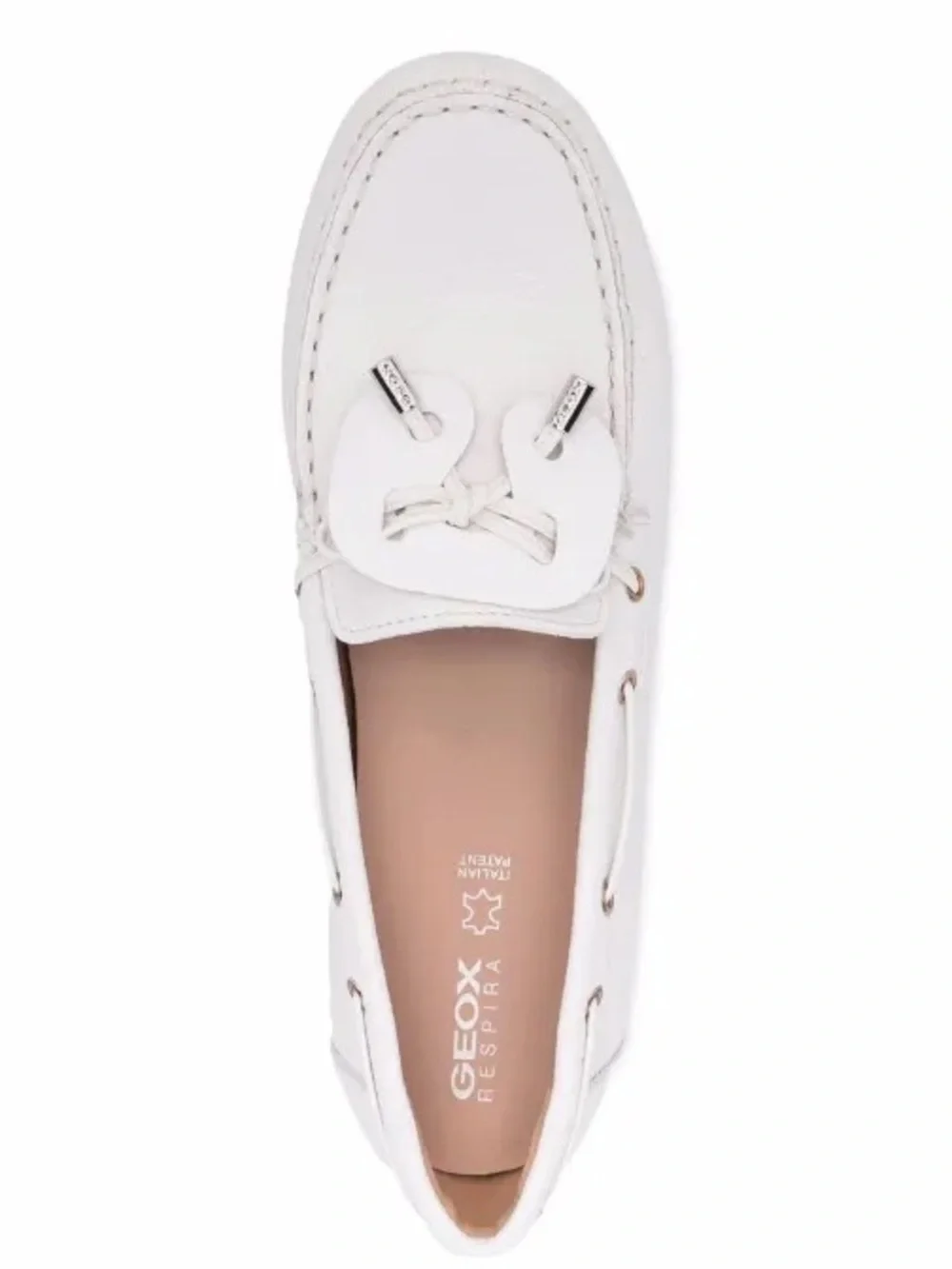 👉🏼NWT👈🏼 Women’s GEOX Vega Moc B Leather Lace-Up Loafer Moccasin $239 Sz:38